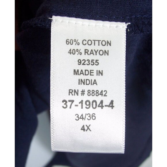 NEW Roaman's 4X 34/36 Ruffle Sleeve Top With Cold Shoulder Detail Hi Low Hem - Picture 11 of 14